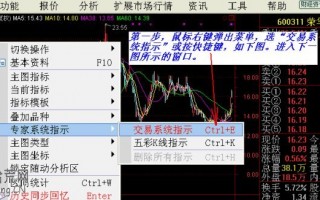 图解如何调出通达信交易系统买卖指示