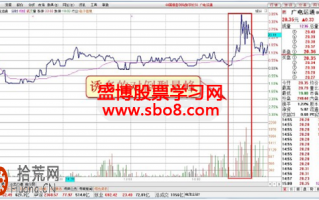 图解诱多的对倒型量峰分时图的炒股技巧