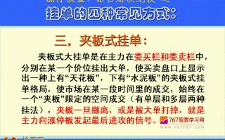 图解夹板式挂单的涨停板盘口打板技巧