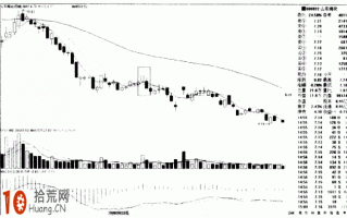 图解双K线组合形态的炒股技巧：下降中途反叛线