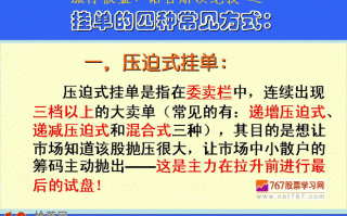 图解压迫式挂单的涨停板盘口打板技巧