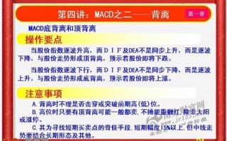 私募操盘手课程：MACD背离