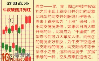 酒田K线战法图解(39)：牛皮破档并列红