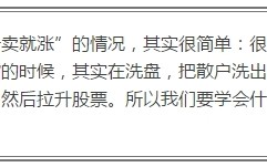 独家揭秘庄家洗盘手法，再送你5招吃肉技巧！（图解）