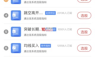 如何用通达信APP的“动态分组”进行实时选股？（图解）